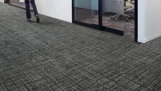 Interface Source Material and Upload plank carpet tile outside a meeting room